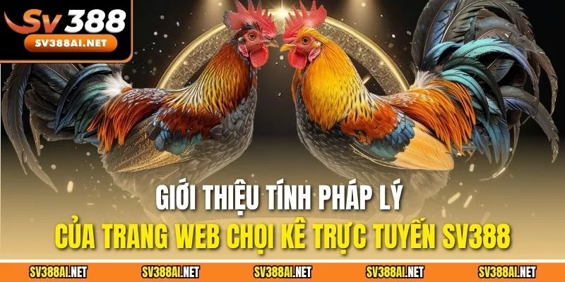 Giới thiệu tính pháp lý của trang web chọi kê trực tuyến SV388