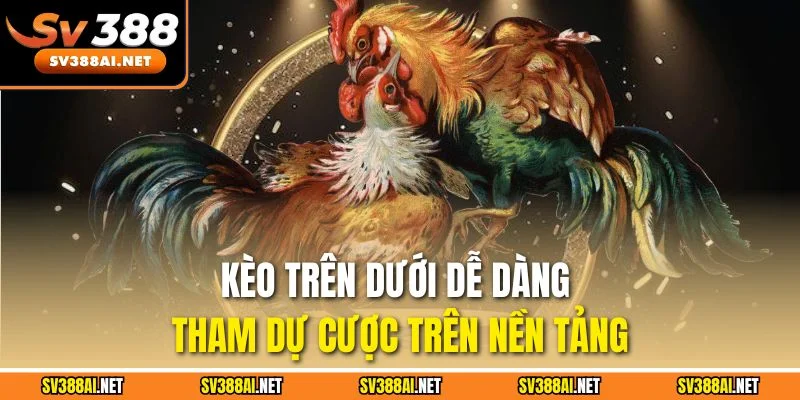 Kèo trên dưới dễ dàng tham dự cược trên nền tảng